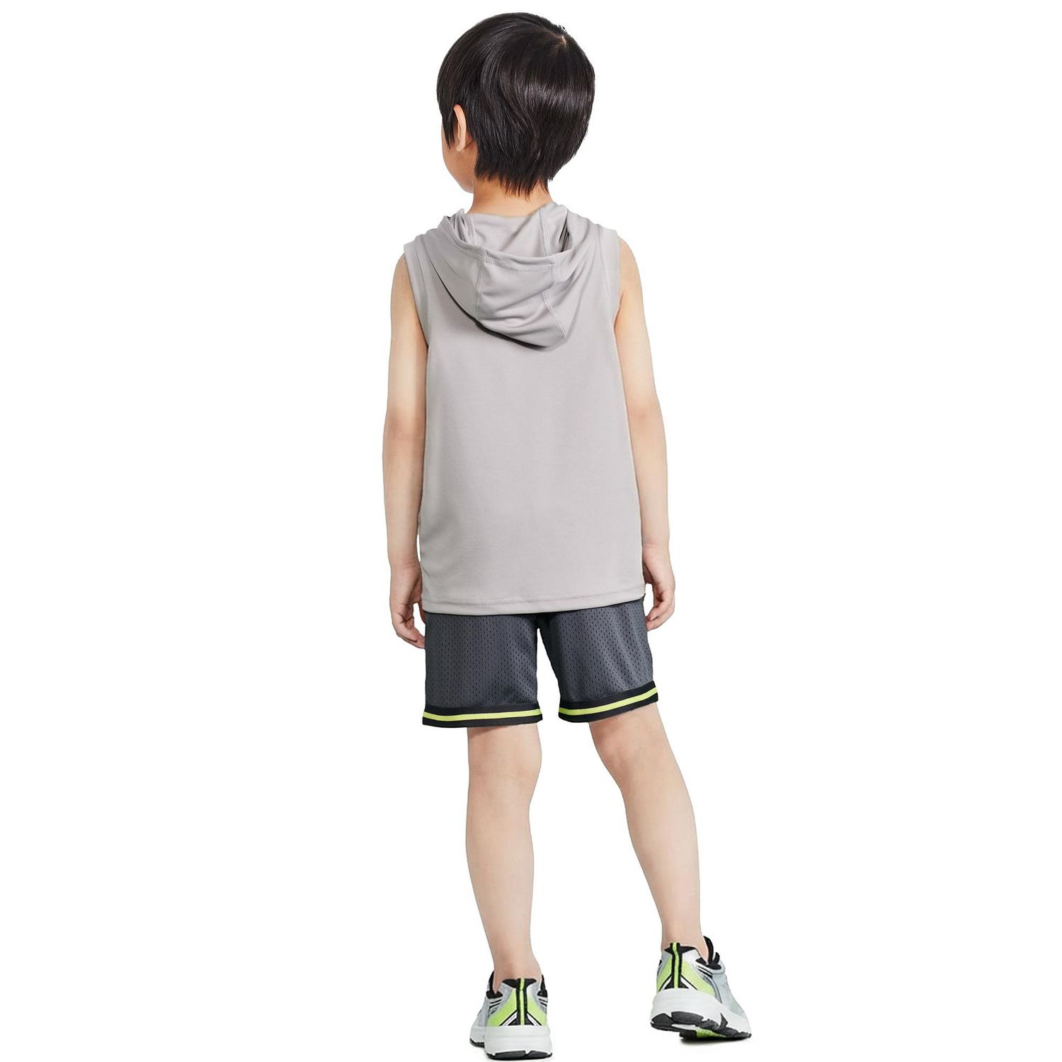 Ensemble 2 pièces avec débardeur à capuchon Athletic Works pour garçons.