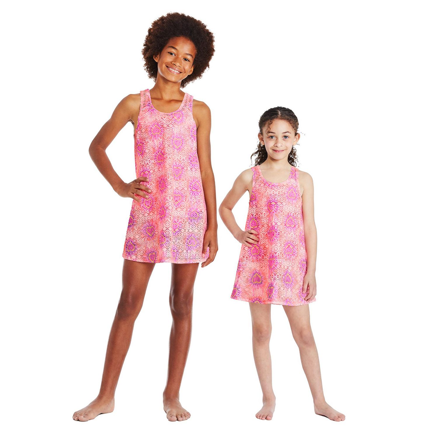 Robe cache-maillot en crochet George pour filles