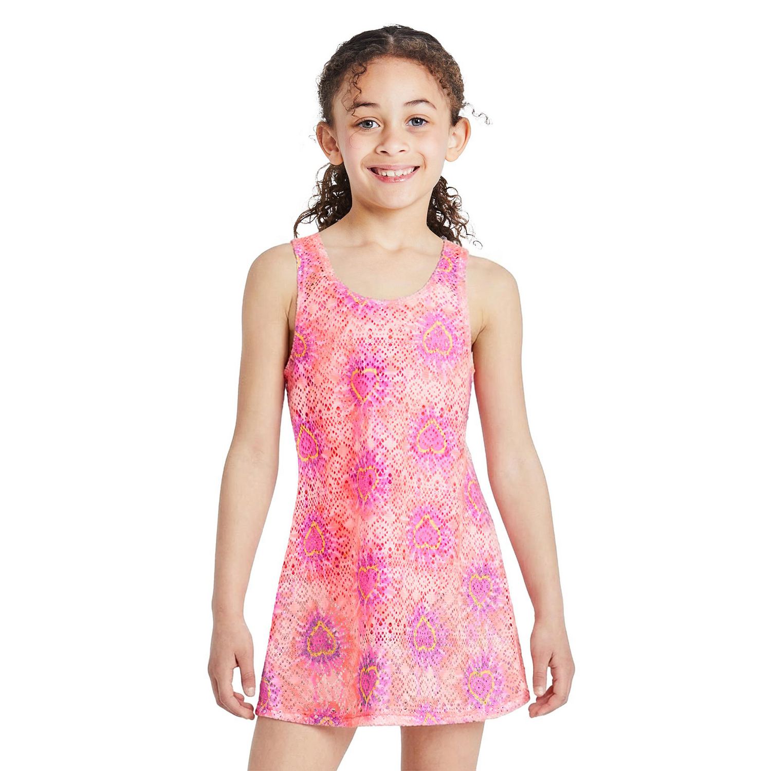 Robe cache-maillot en crochet George pour filles