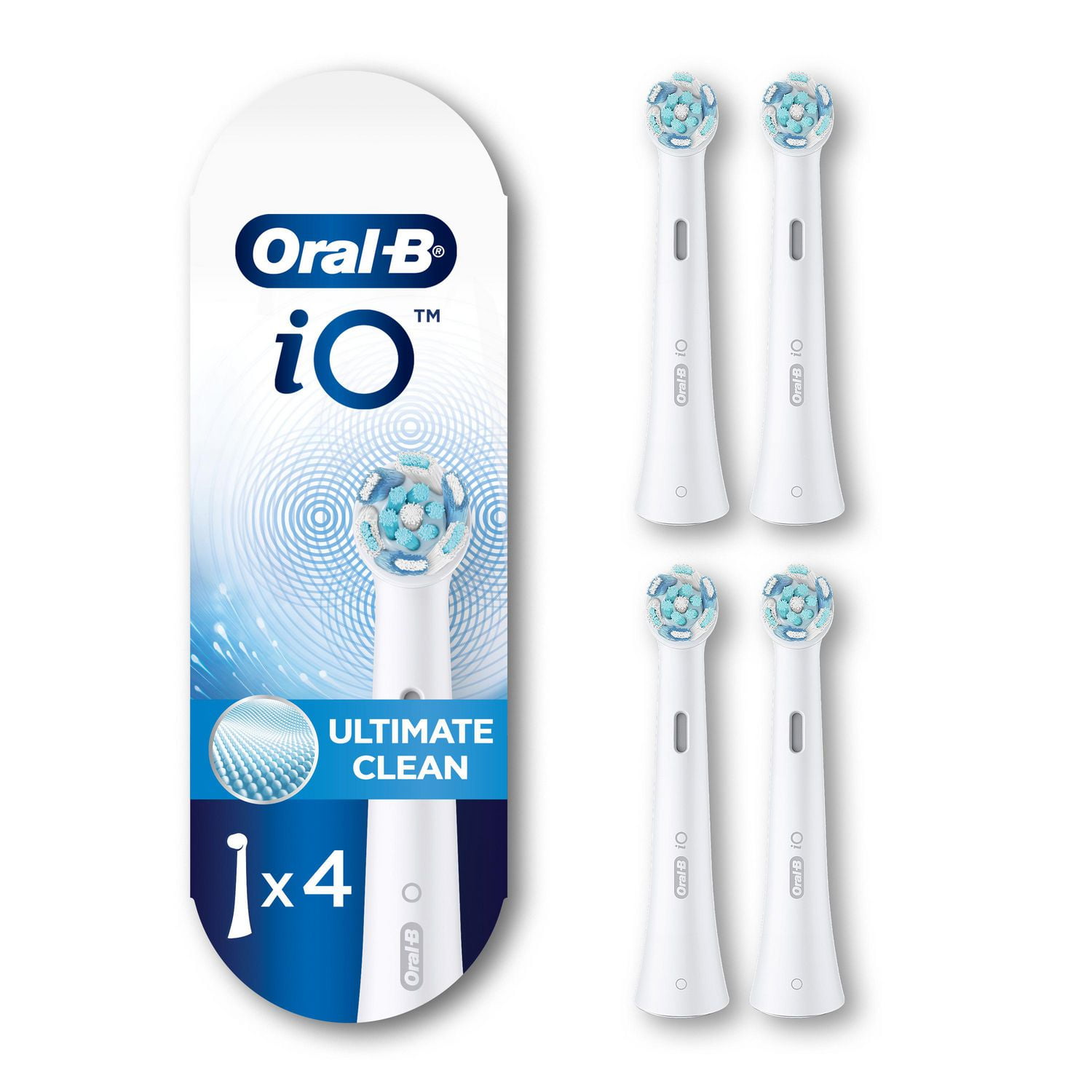 Oral-B IO Ultimate Clean Replacement Brush Heads, White - Walmart.ca