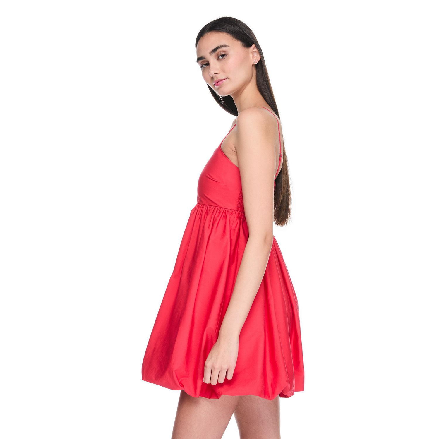 No Boundaries Women's Bubble Hem Dress
