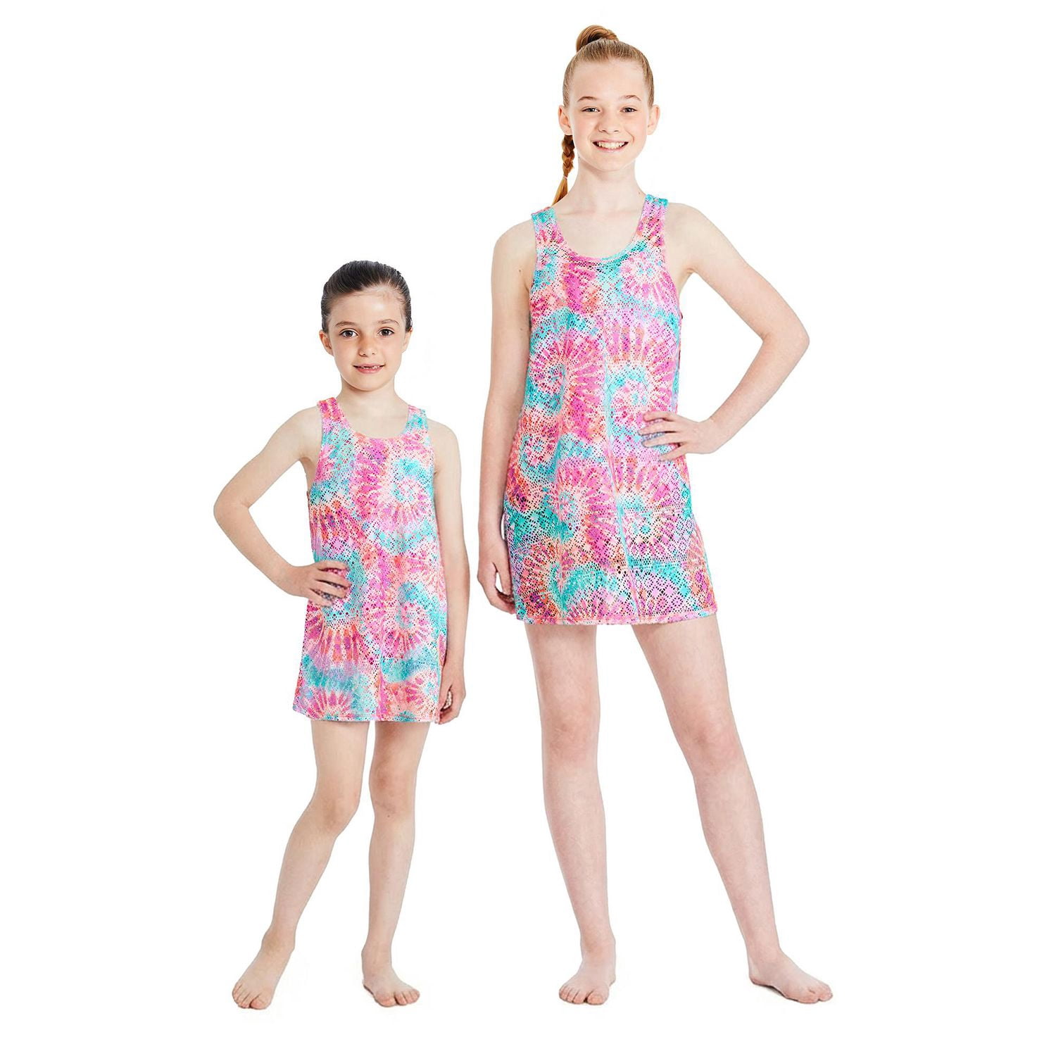 Robe cache-maillot en crochet George pour filles