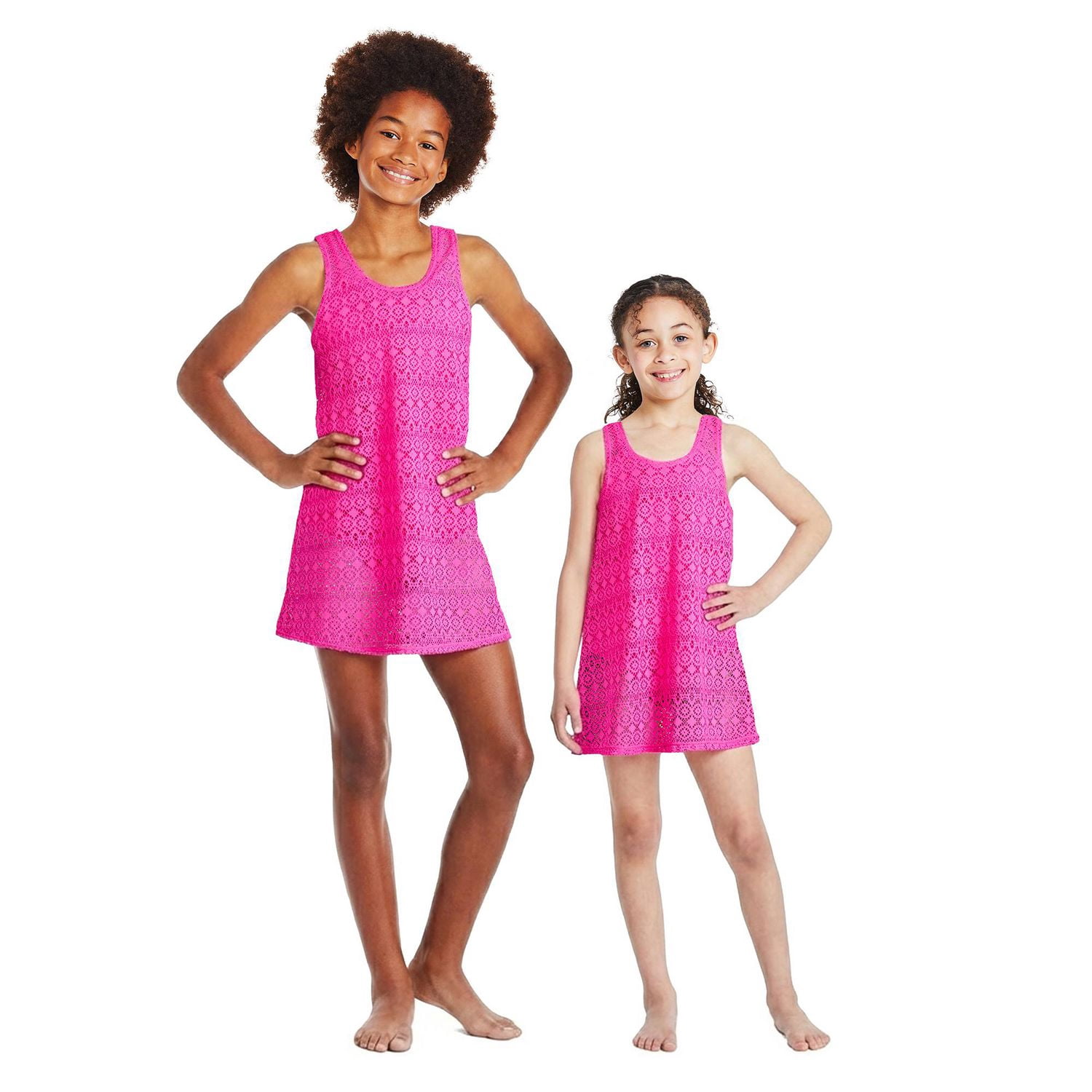 George Girls' Crochet Cover-Up Dress