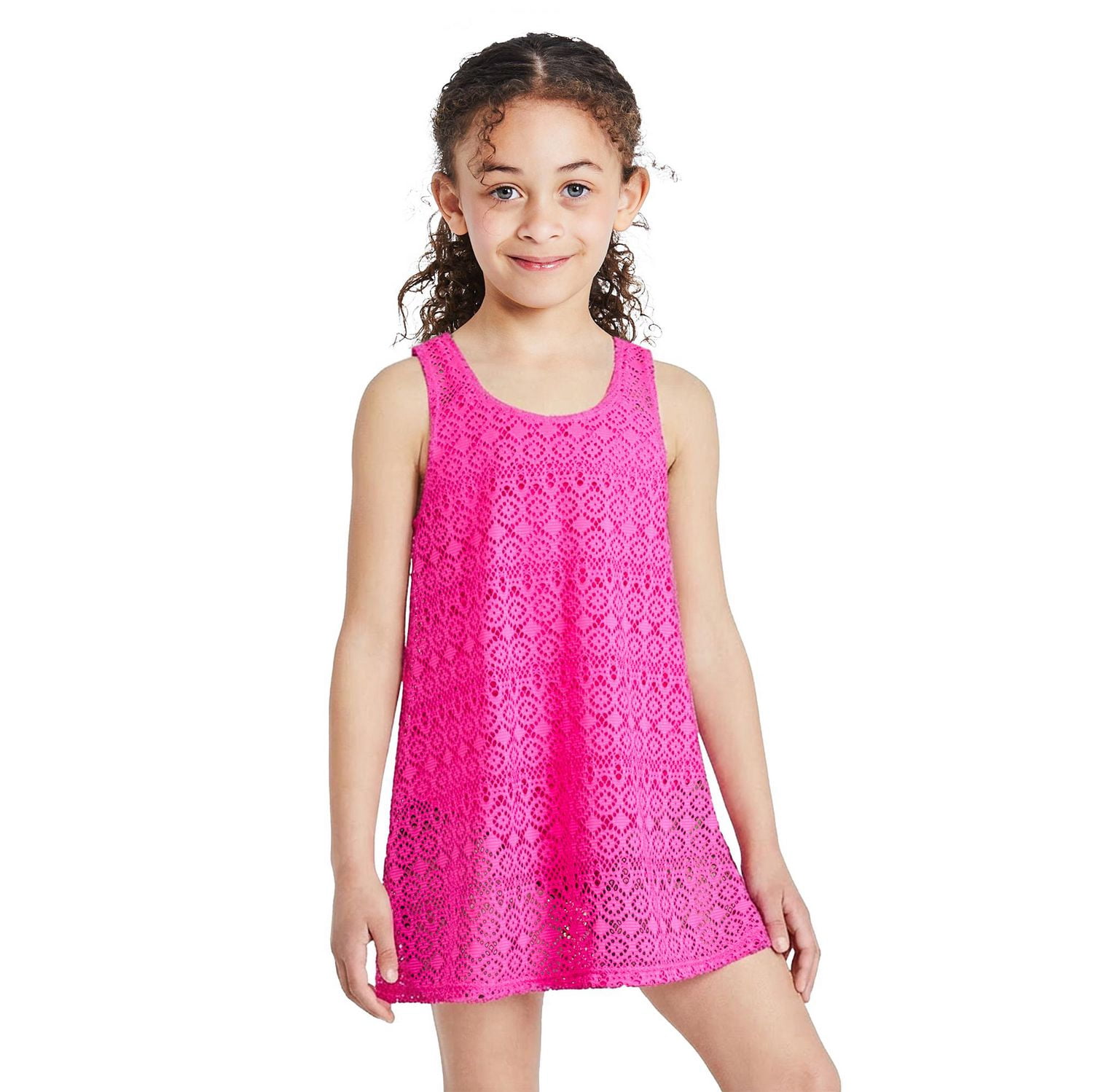 George Girls' Crochet Cover-Up Dress