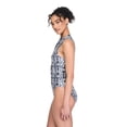 thumbnail image 2 of Reebok Women's Half Zip One Piece Swimsuit, 2 of 6