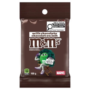 M&M, bonbons au chocolat au lait, sac à croquer, 100g