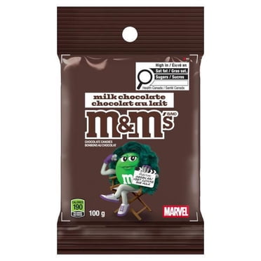 M&M'S, Milk Chocolate Candies, Snacking Bag, 100g