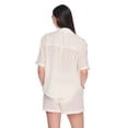 thumbnail image 3 of No Boundaries Women's Two Piece Button-Up Cover-Up Set, 3 of 6