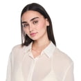thumbnail image 4 of No Boundaries Women's Two Piece Button-Up Cover-Up Set, 4 of 6