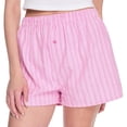 thumbnail image 4 of No Boundaries Women's Cotton Sleep Boxer, 4 of 6