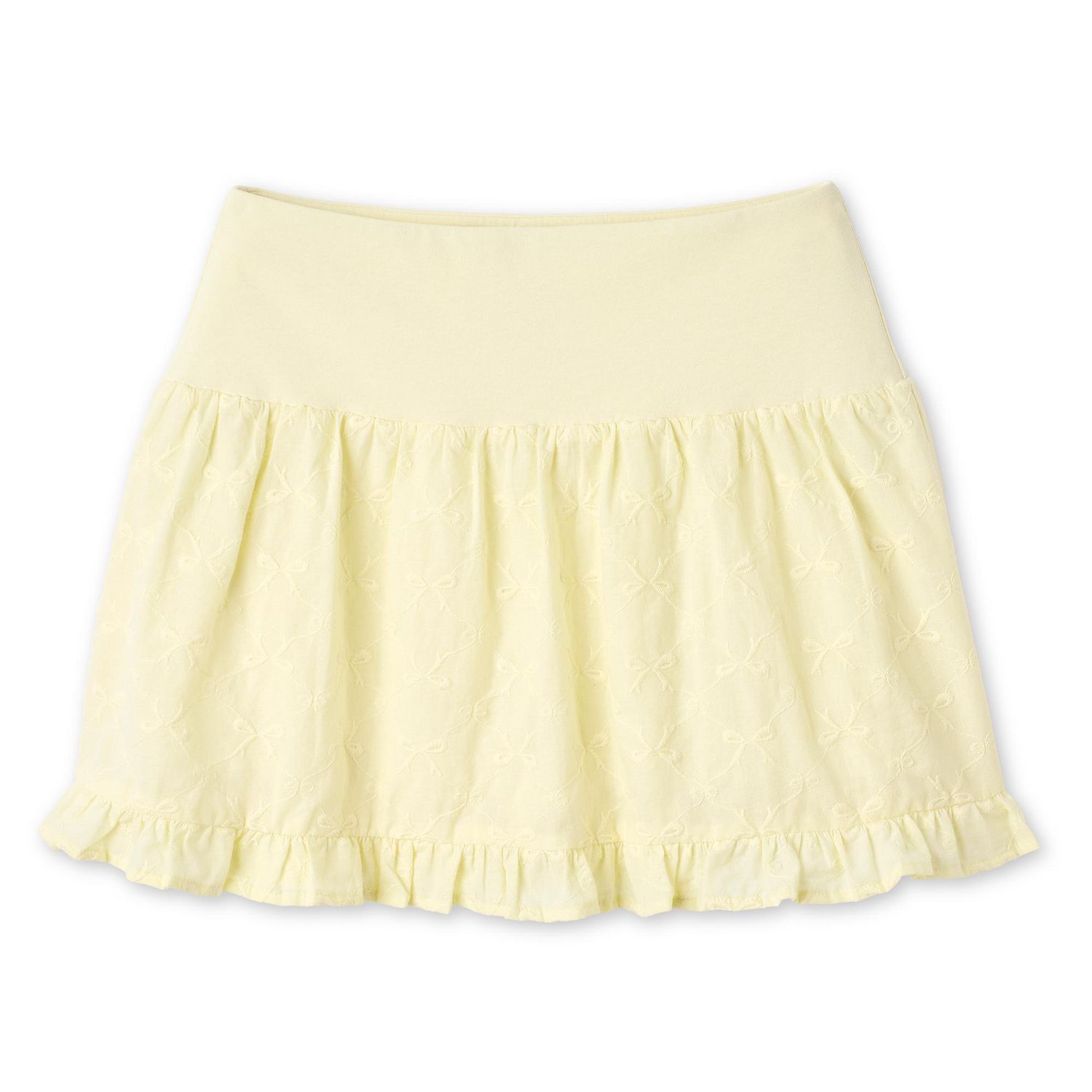 Jupe-short brodée à boucle No Boundaries pour femmes