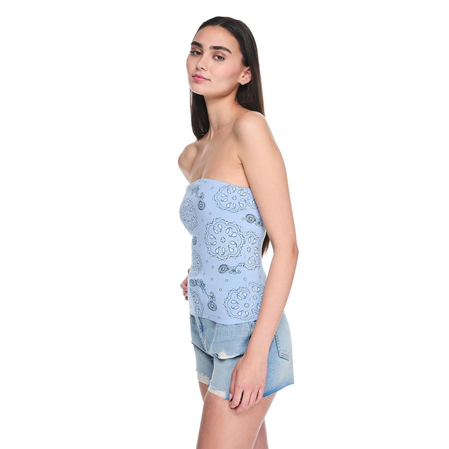 No Boundaries Women's Graphic Tube Top