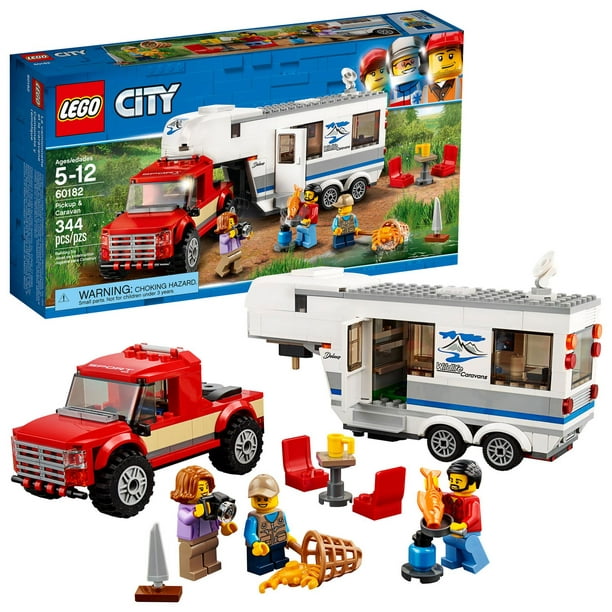 Ens. de construction Pickup & Caravan LEGO City