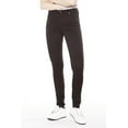 thumbnail image 2 of Jeaniologie ™ Women Mid Rise Rise Skinny Jeans | Black, 2 of 6