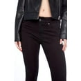 thumbnail image 3 of Jeaniologie ™ Women Mid Rise Rise Skinny Jeans | Black, 3 of 6