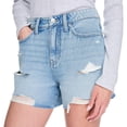 thumbnail image 4 of Short en denim usé No Boundaries pour femmes, 4 of 6