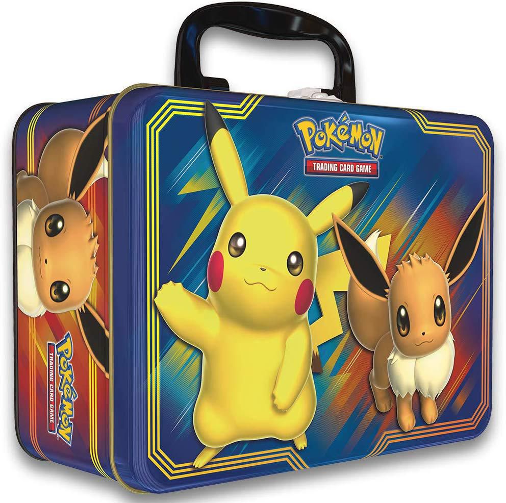 Pokemon TCG: Fall 2018 Collector’s Chest Tin Featuring Pikachu & Eevee | 5 Booster Packs | A Collector’s Chest