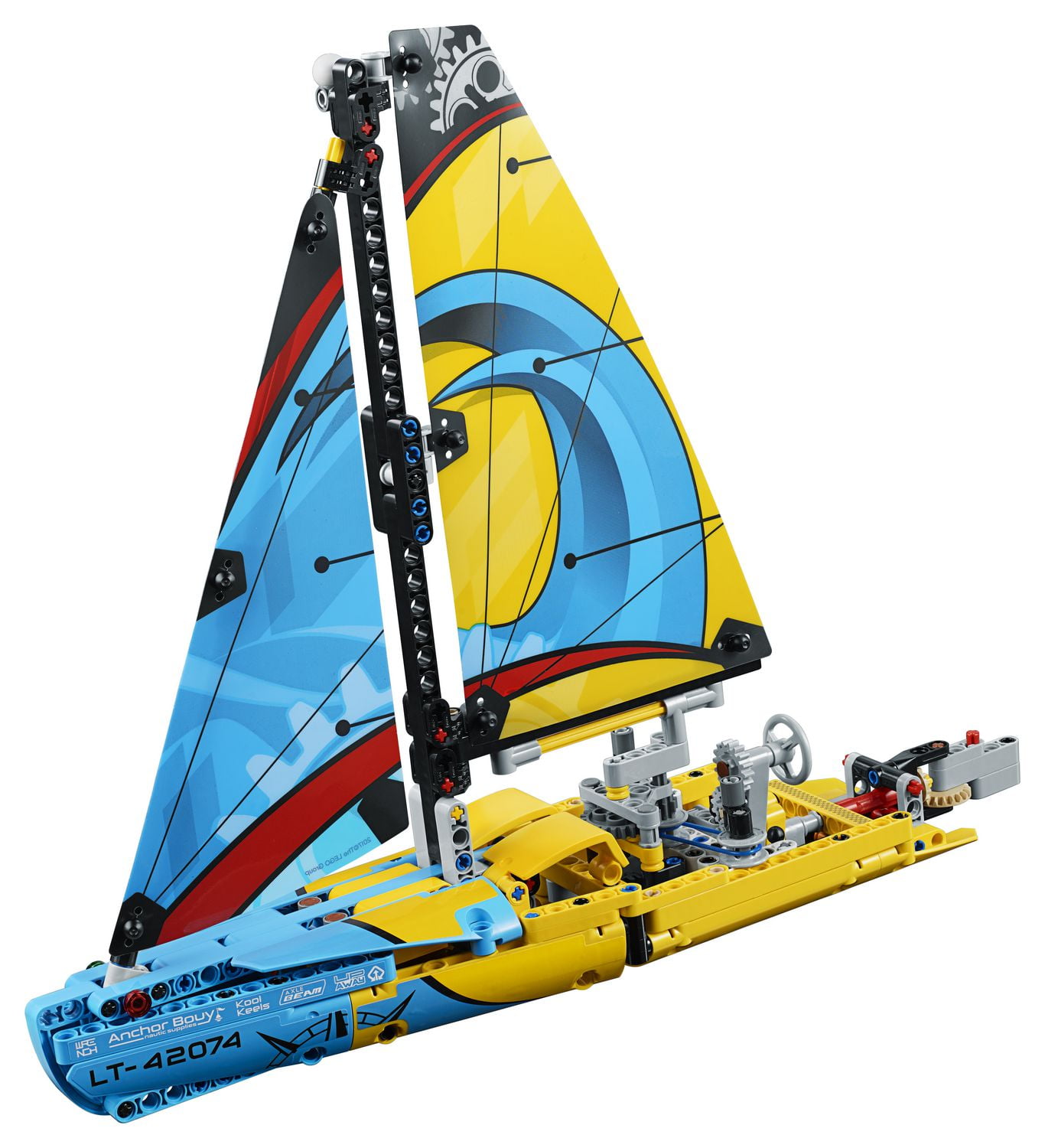 LEGO Technic Racing Yacht 42074 Building Kit 330 Piece Walmart