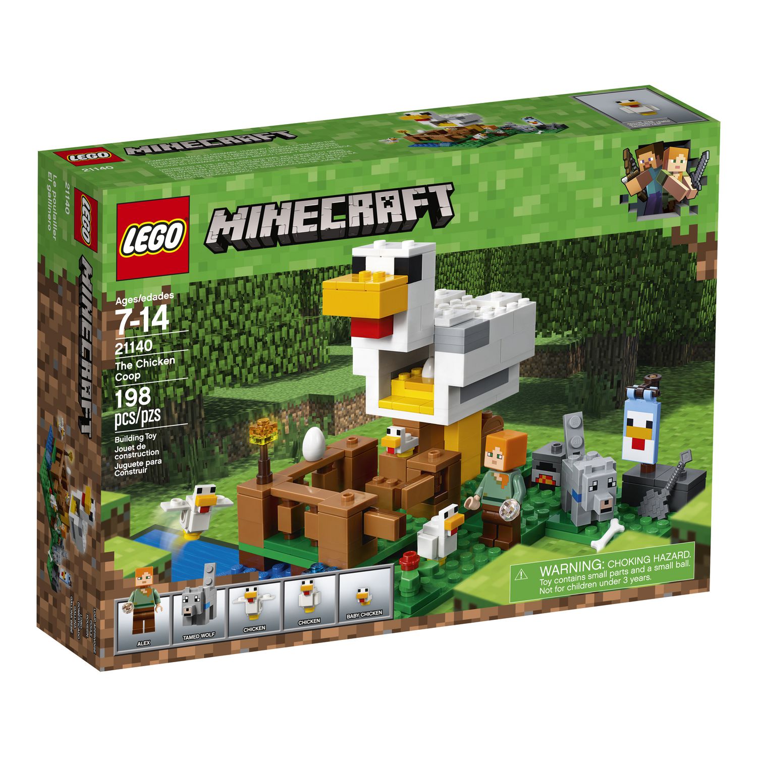 LEGO Minecraft The Chicken Coop 21140 Building Kit (198 Piece)