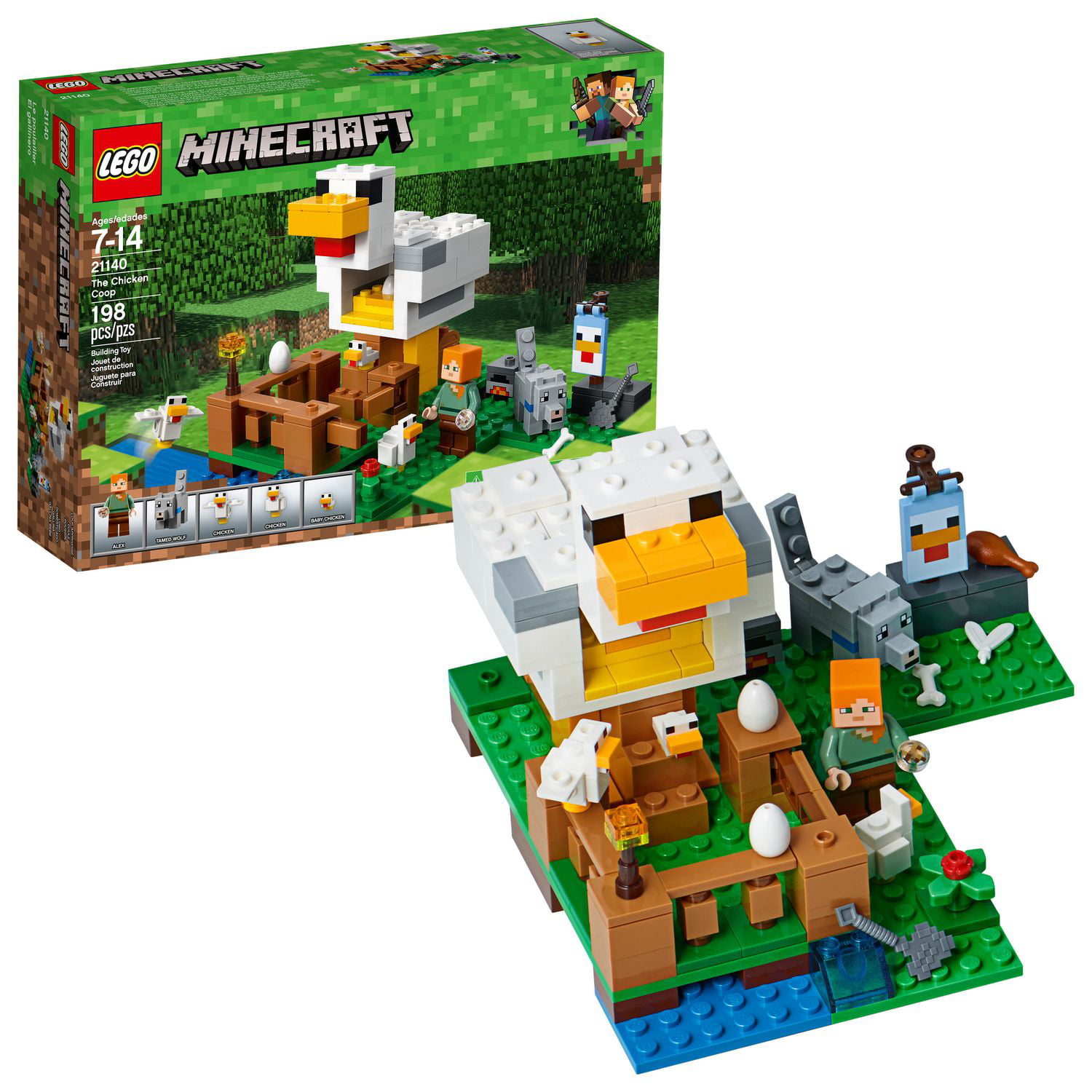 LEGO Minecraft The Chicken Coop 21140 Building Kit (198 Piece)