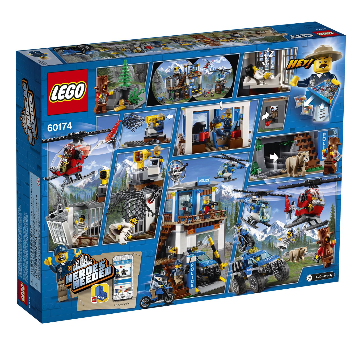 LEGO City Mountain Police Headquarters 60174 Building Kit - Walmart.ca
