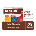 thumbnail image 1 of BENYLIN® Extra Strength Cold & Sinus Caplets, Relieves Cold & Sinus symptoms, Daytime & Nighttime, Convenience, 24 Count, 1 of 7