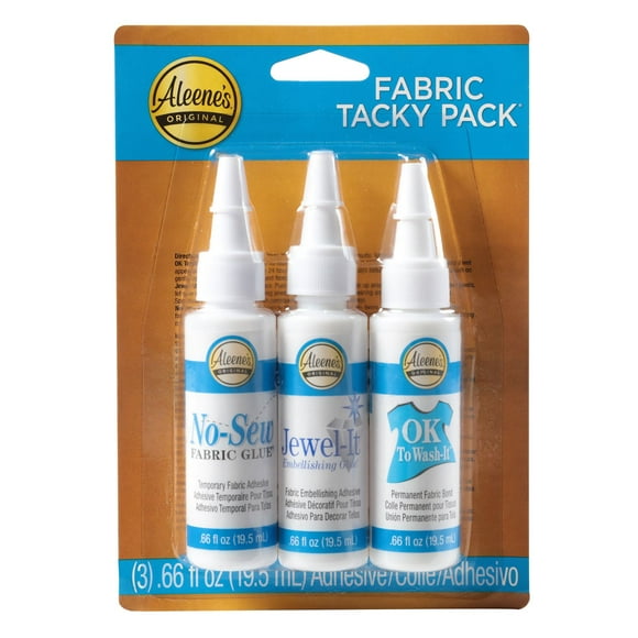 Aleene's 'try Me' Size 3-pack Fabric Tacky Pack