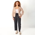 thumbnail image 2 of DV Frayed hemmed drawstring Joggers with deep pockets, 2 of 4
