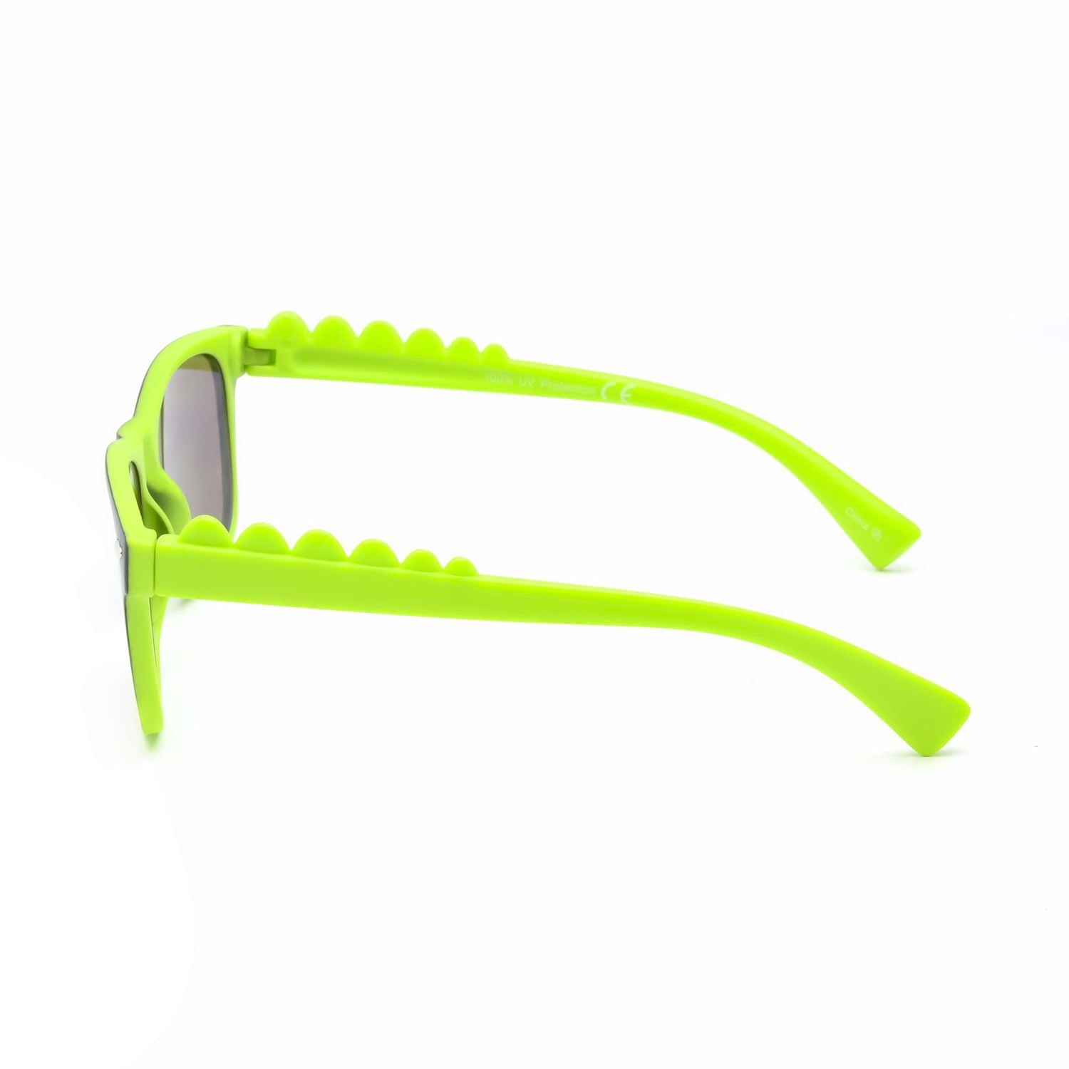 George Kids Boys Black and Green Dino Spike Square Sunglasses