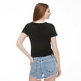 thumbnail image 3 of No Boundaries Women's Short Sleeve Baby Tee, 3 of 6