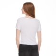 thumbnail image 3 of No Boundaries Women's Short Sleeve Baby Tee, 3 of 6