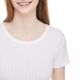 thumbnail image 4 of No Boundaries Women's Short Sleeve Baby Tee, 4 of 6