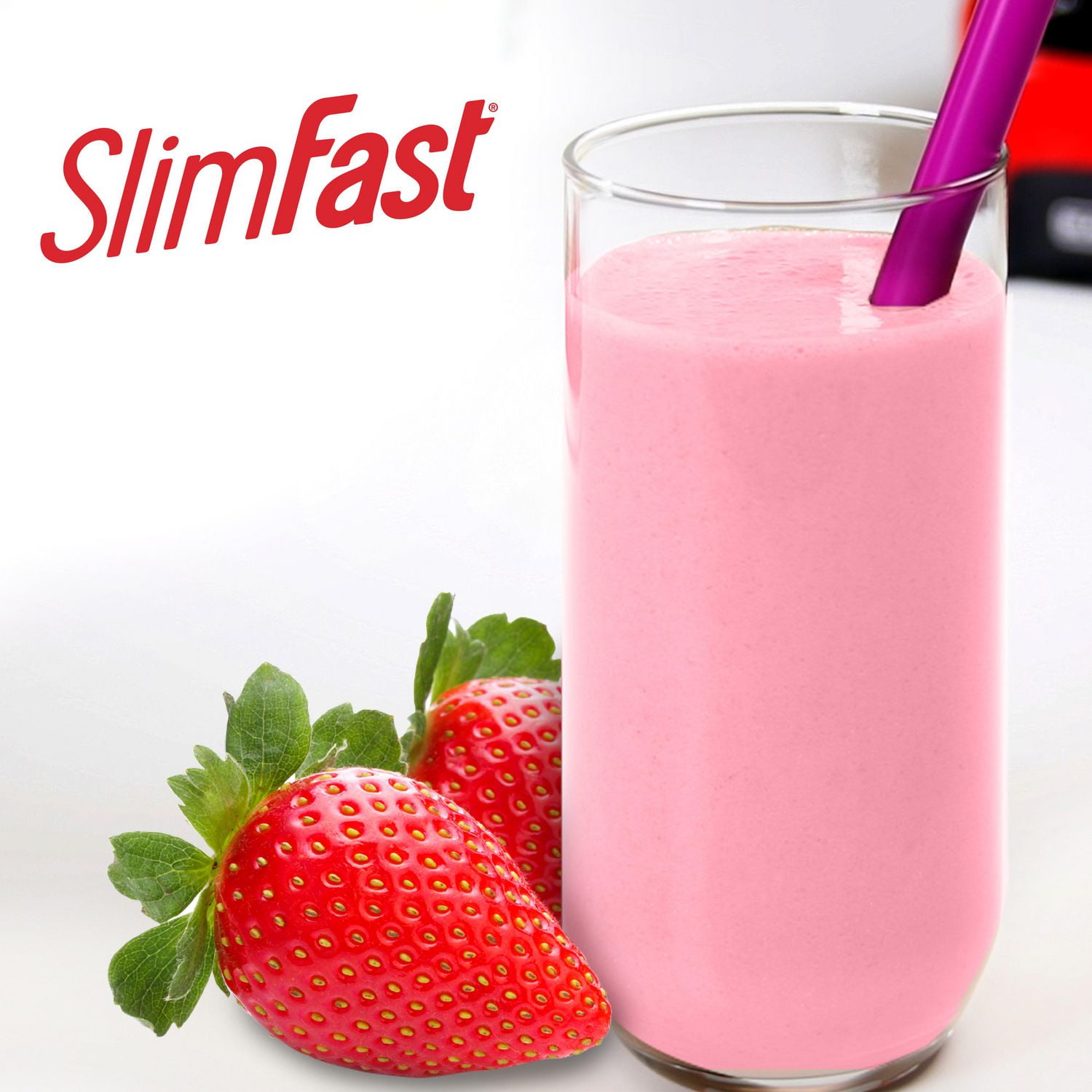  Quick Slim Meal Replacement Shake for Weight Loss, 30 Servings,  20g Protein, 27 Vitamins & Minerals, Dietary Fiber, Low Carb, Gluten Free  (Strawberry Cream, 30 Sachets) : Health & Household