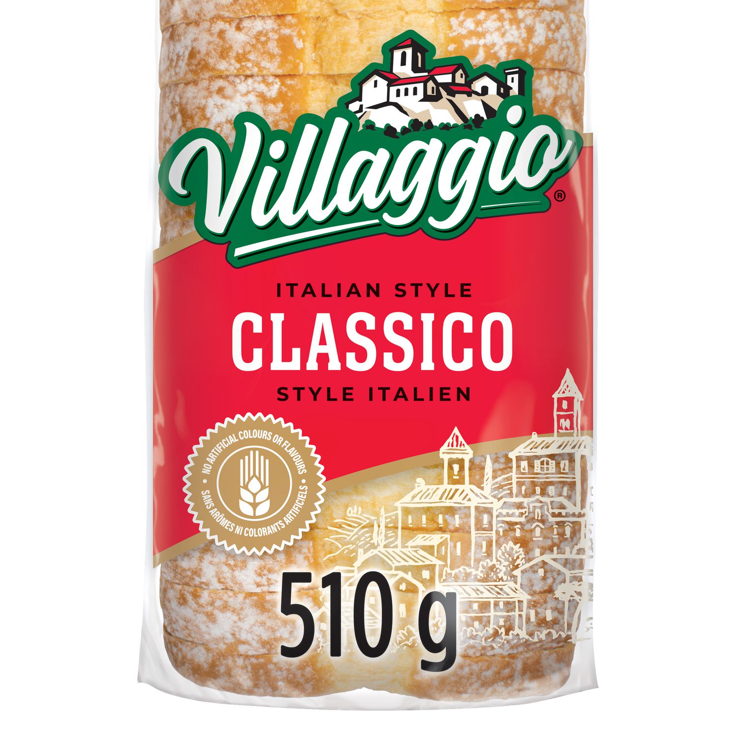 Villaggio® Classico Italian Style White Thick Sliced Bread