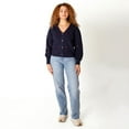 thumbnail image 2 of DV Button-Up V-Neck Cardigan, 2 of 5