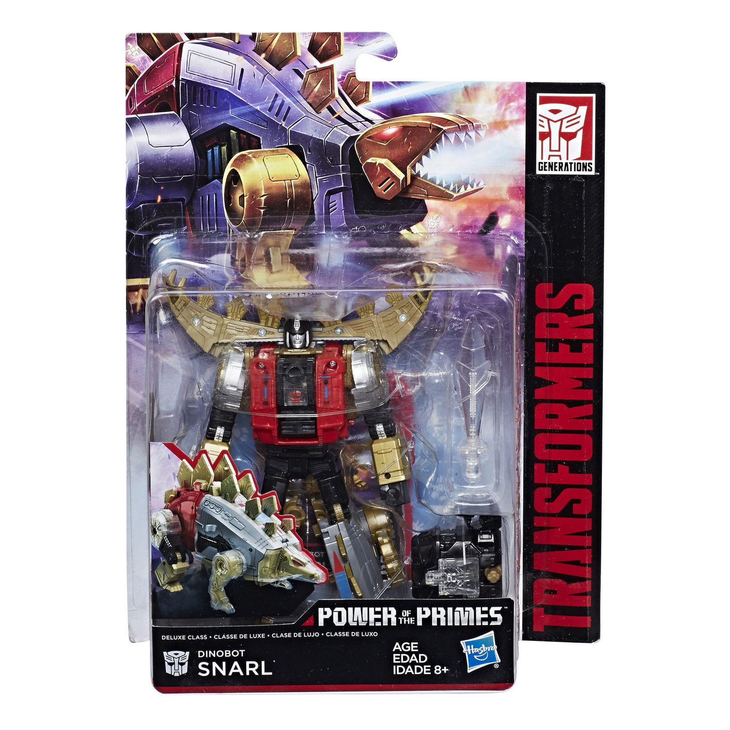 Transformers generations power of the hot sale primes deluxe class dinobot snarl