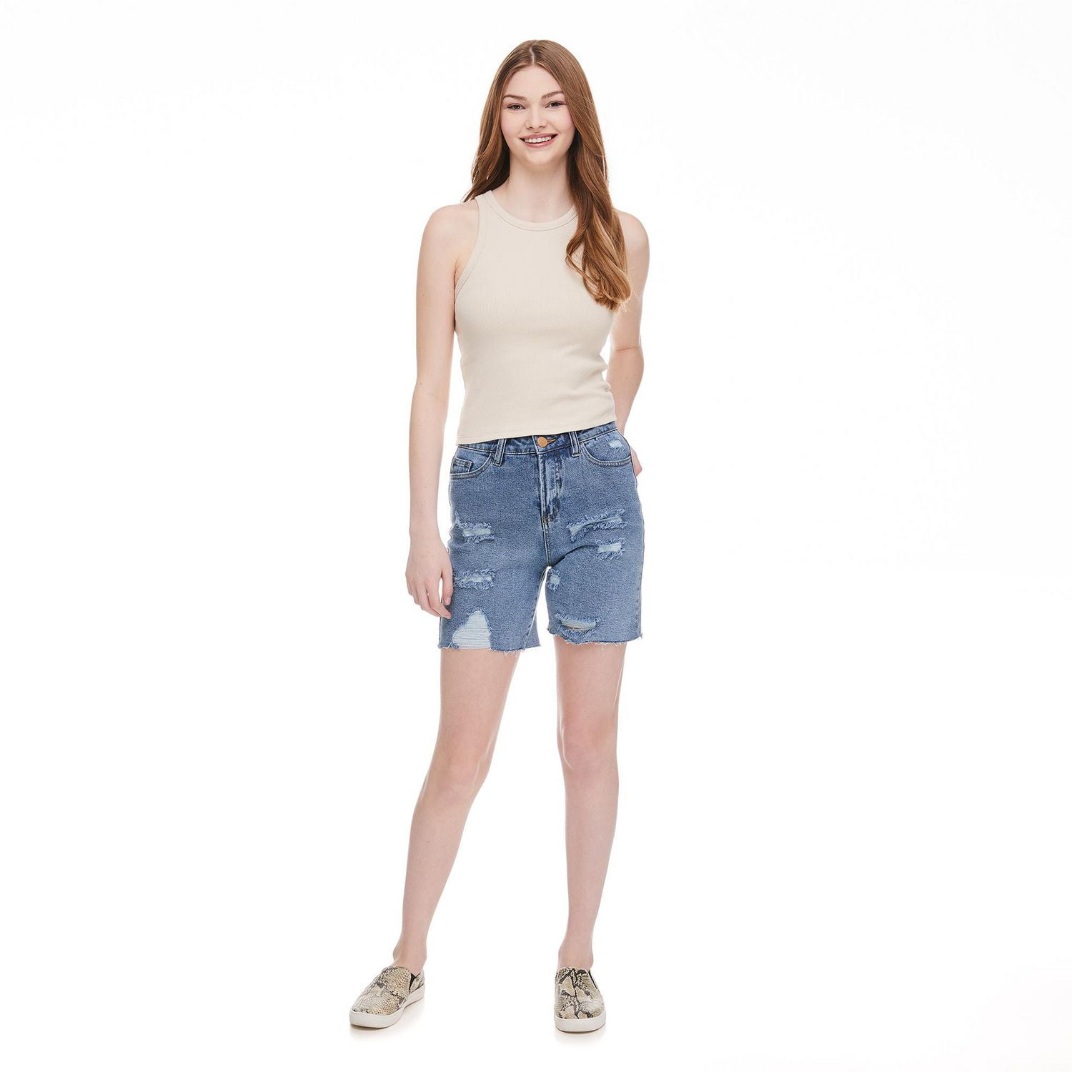 No Boundaries Women's Boyfriend Short