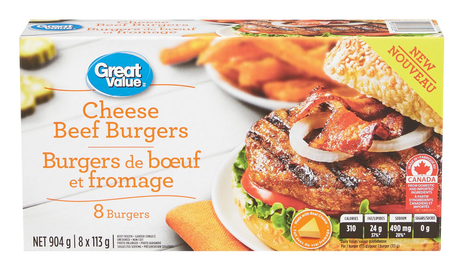 Great Value Cheese Burger Review (Walmart Brand Frozen Burger) 
