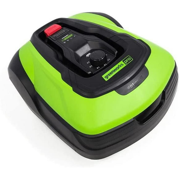 GreenWorks 24V 4Ah OPTIMOW 1/2 Acre Low Cut - 50 Robotic Lawn Mower, Green