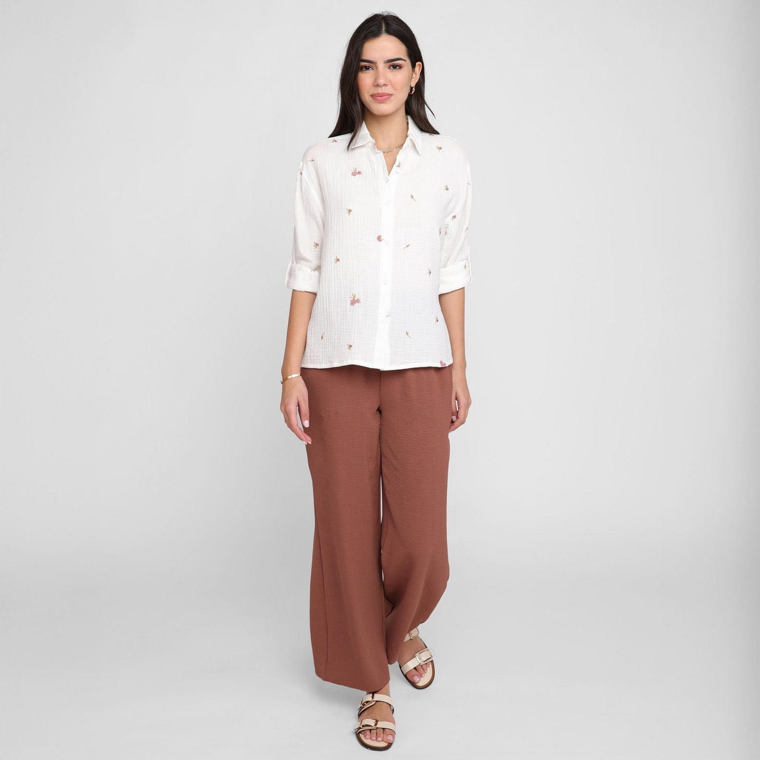 Devoted, Embroidered Top, Sizes XS-XL