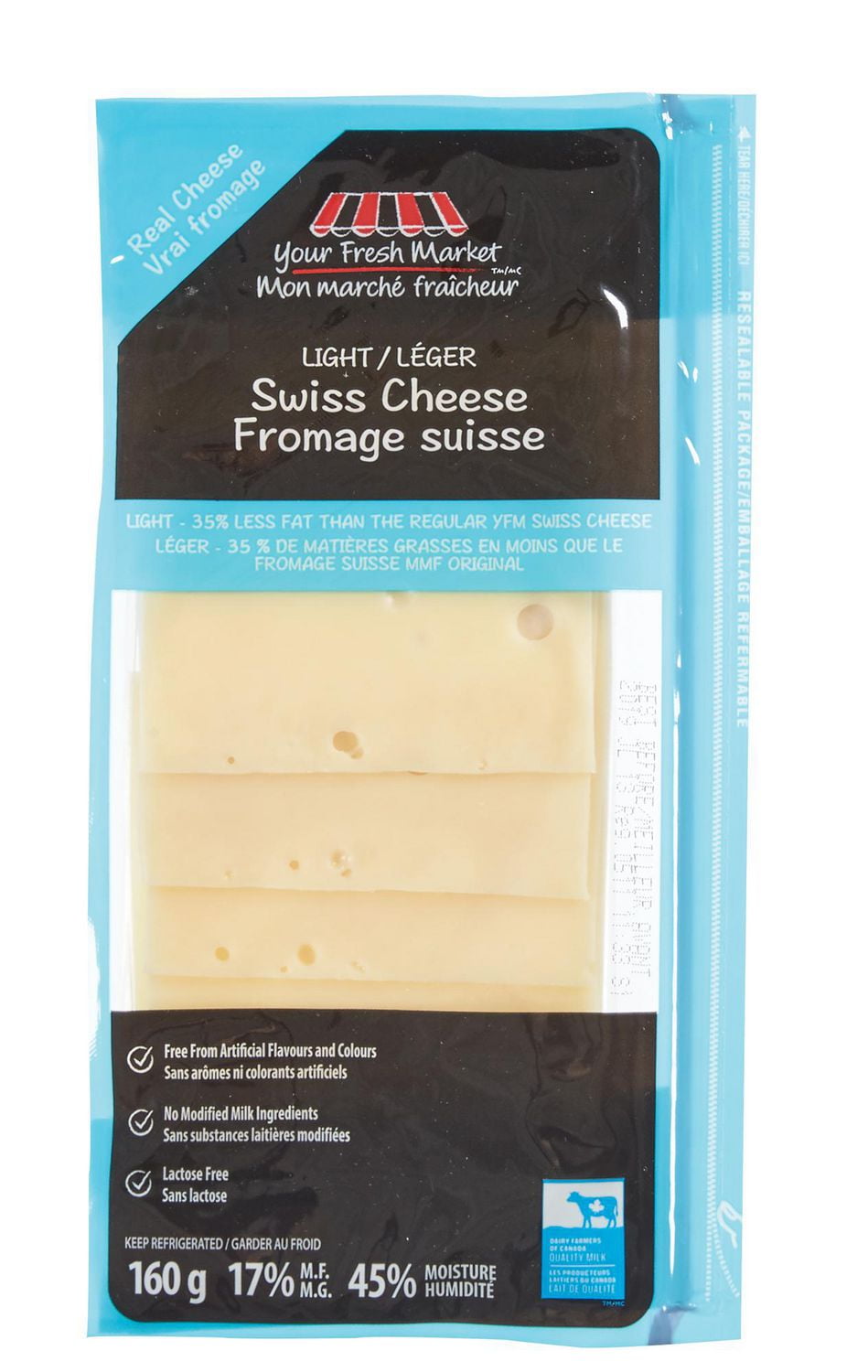 Your Fresh Market Light Swiss Cheese Walmart Canada