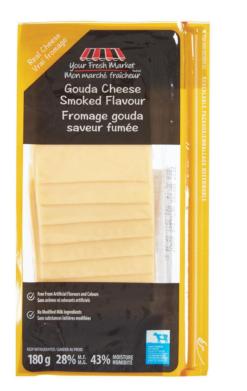 Your Fresh Market Smoked Flavour Gouda Cheese Walmart Canada