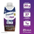 thumbnail image 2 of Ensure Protein Max 30g Nutritional Supplement Shake, Chocolate, 1g of Sugar, 330ml (Pack of 4) 1320 ml, 2 of 9