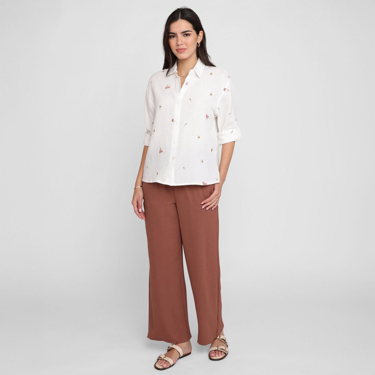 Devoted, Embroidered Top, Sizes XS-XL