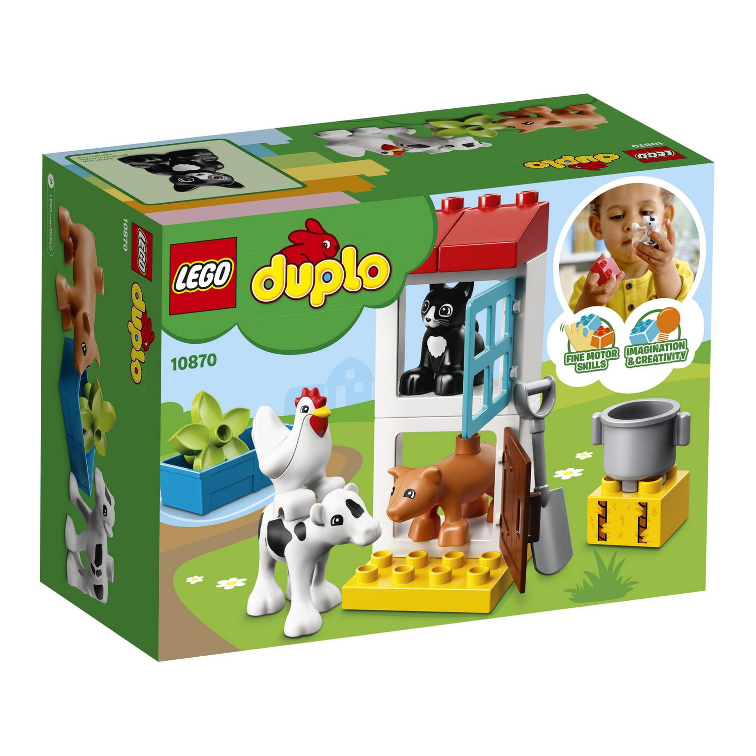 LEGO DUPLO Town Farm Animals 10870 Building Blocks 16 Piece Walmart