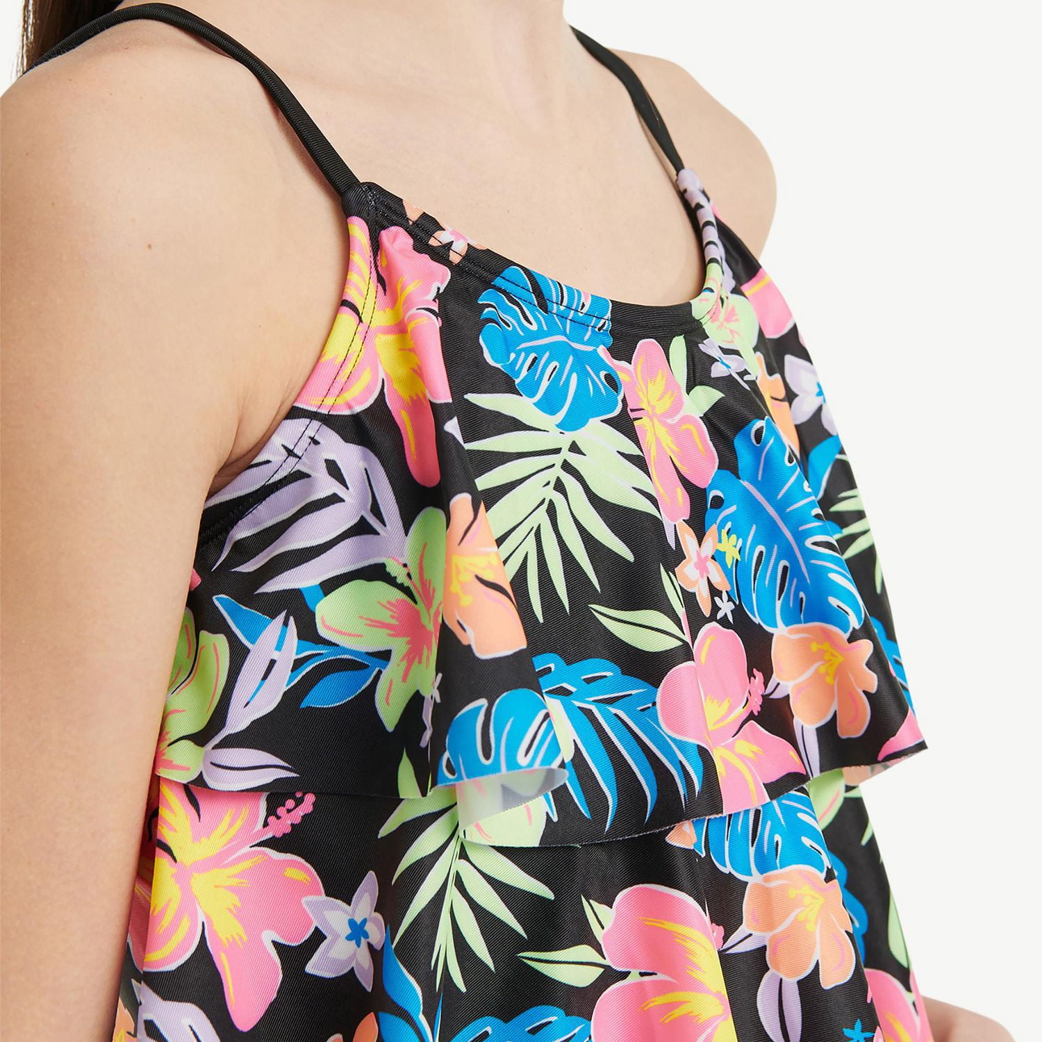 Tankini 2 pièces avec motif de petits gâteaux Justice pour filles