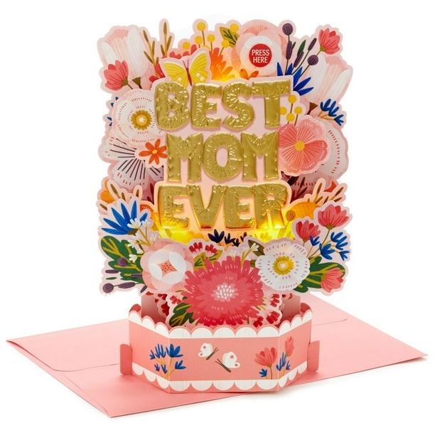 Hallmark Paper Wonder Mothers Day Pop Up Card with Light and Sound ...