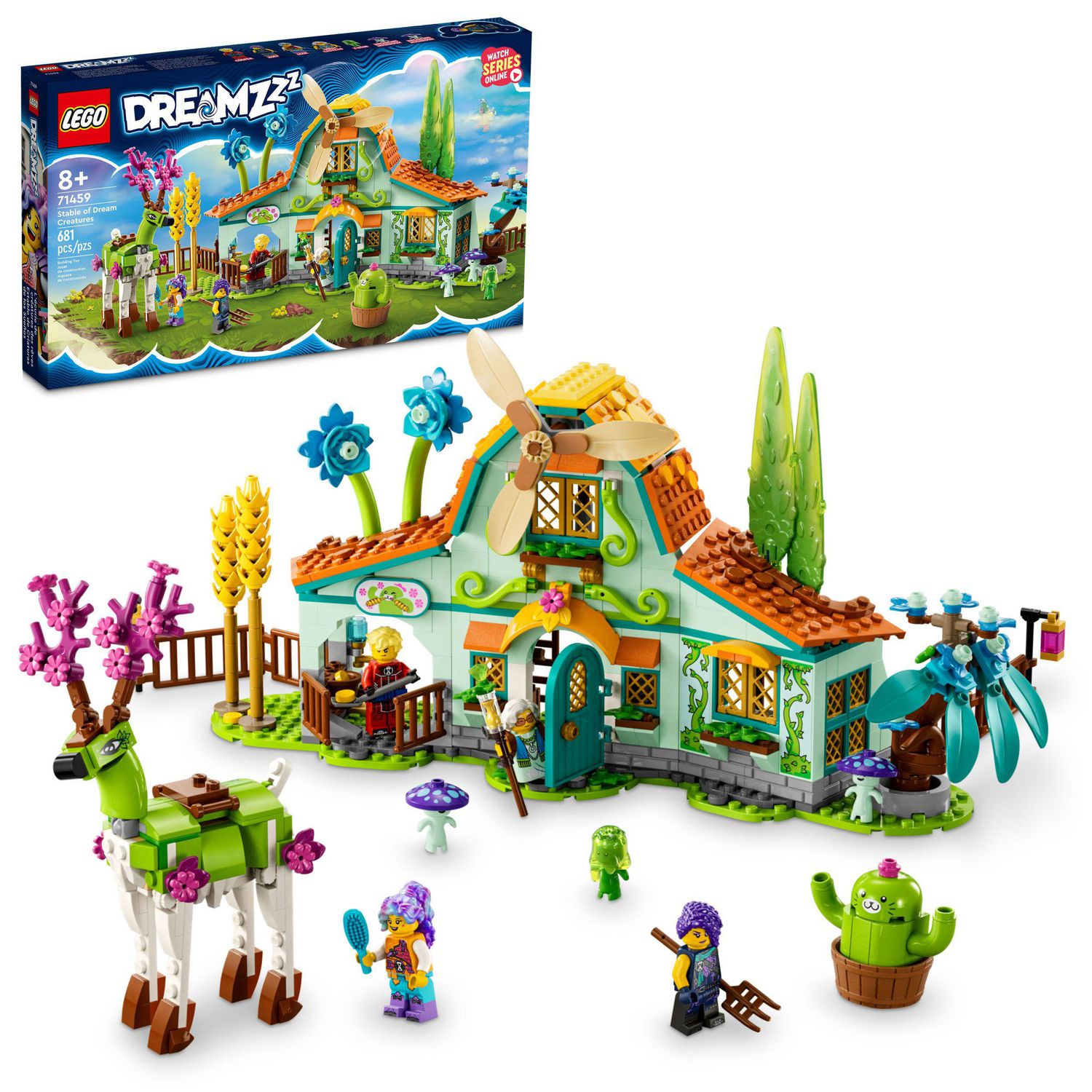 LEGO DREAMZzz L'écurie de créatures des rêves 71459 Ensemble de jeu de  construction (681 pièces) Comprend 681 pièces, 8+ ans 