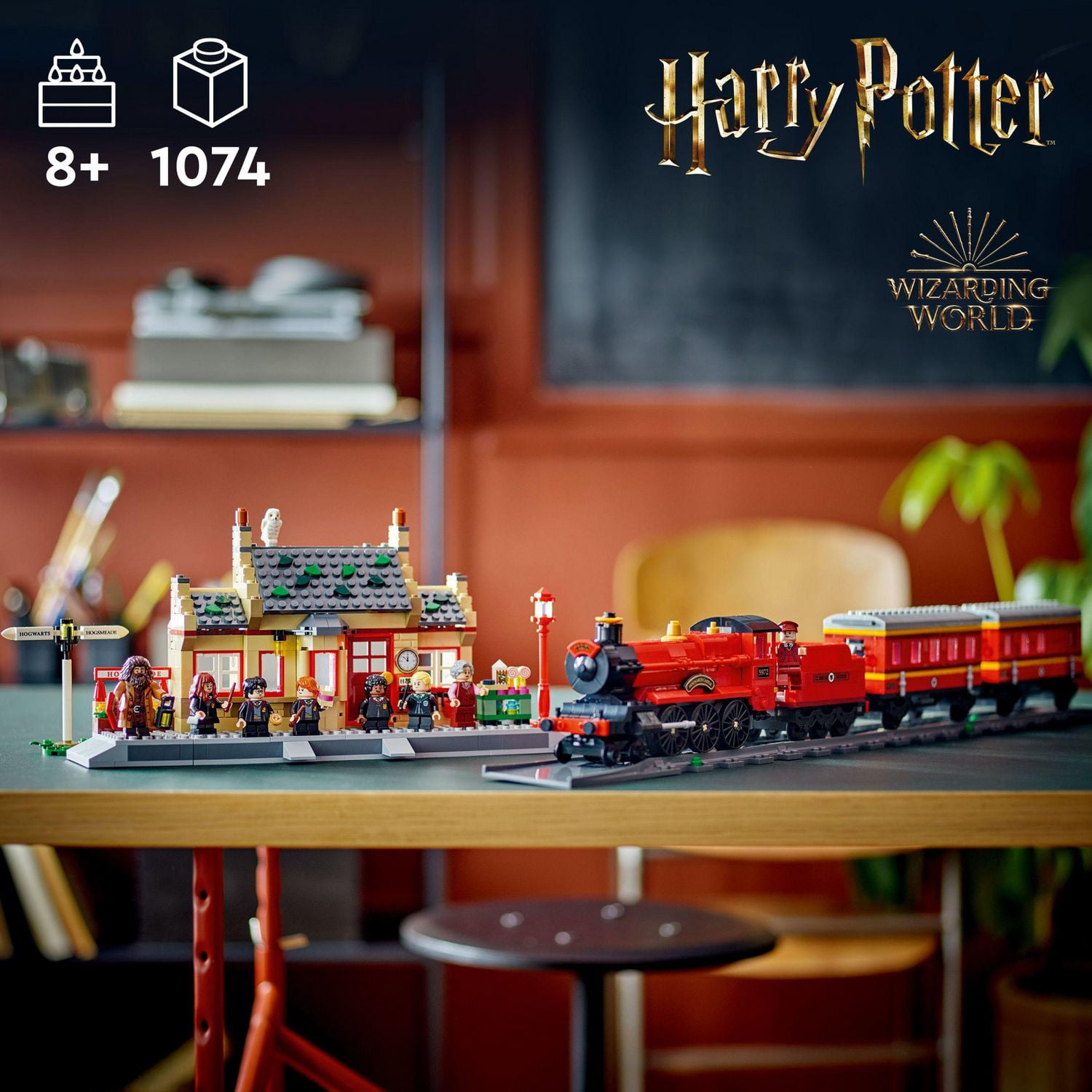 LEGO Harry Potter Hogwarts Express Hogsmeade Station 76423 Building Toy Set Harry Potter Gift Idea for Fans Aged 8 Features a Buildable Train Tracks Ticket Office and 8 Harry Potter Minifigures Walmar...