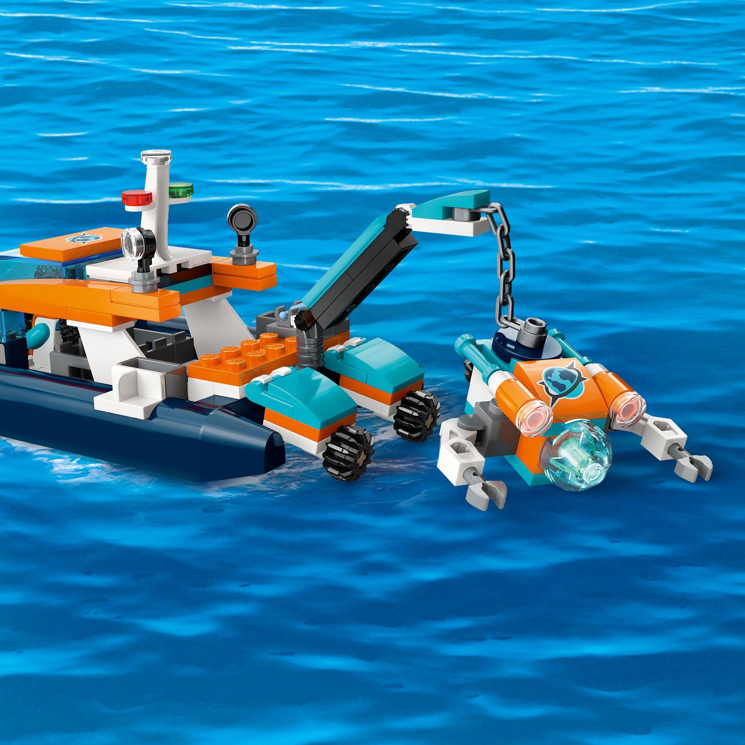 Jeu de construction bateau de plongée d'exploration LEGO City, 5 ans et  plus
